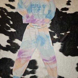 Justice Pastel Tie-Dye Kids Set
